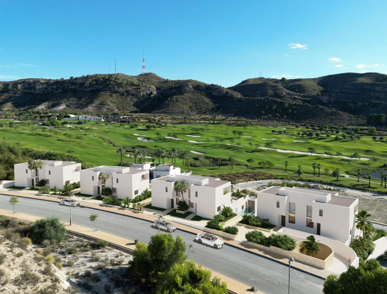 Luxury apartment with panoramic golf course views at Font del Llop.