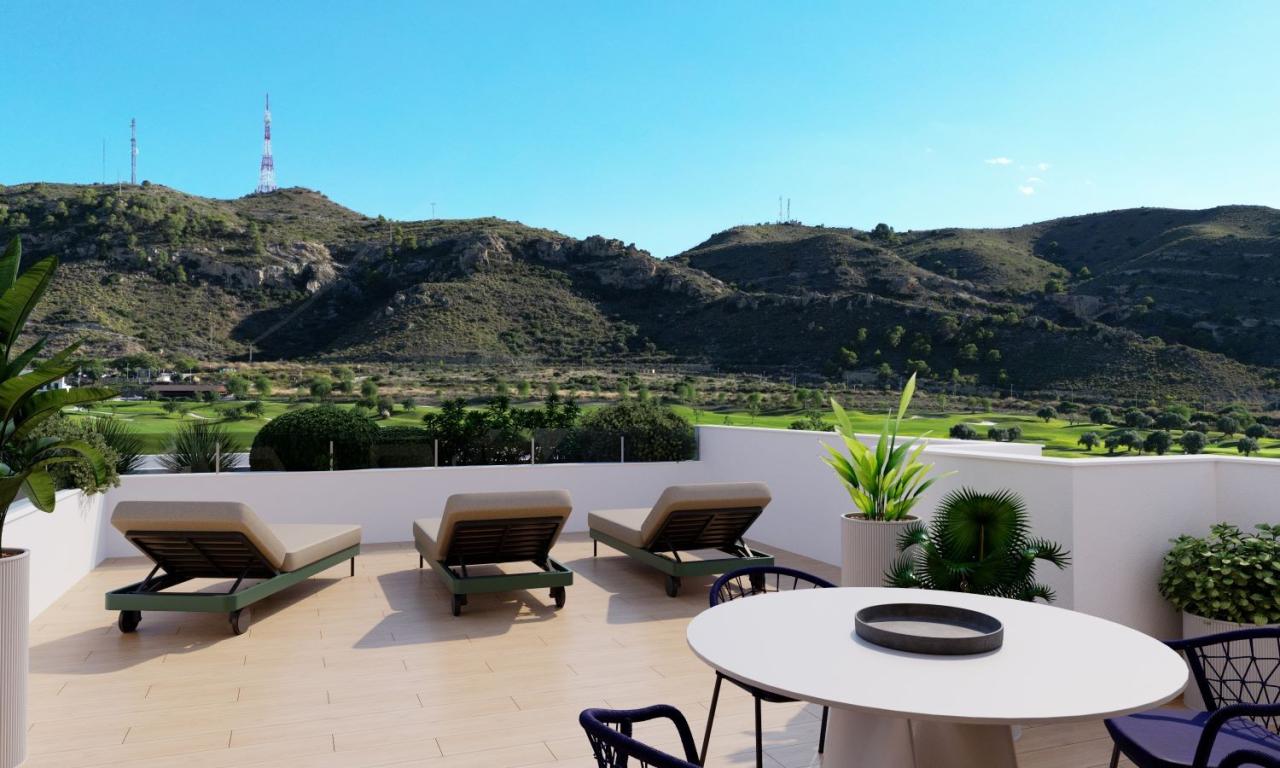 Luxury apartment with panoramic golf course views at Font del Llop.